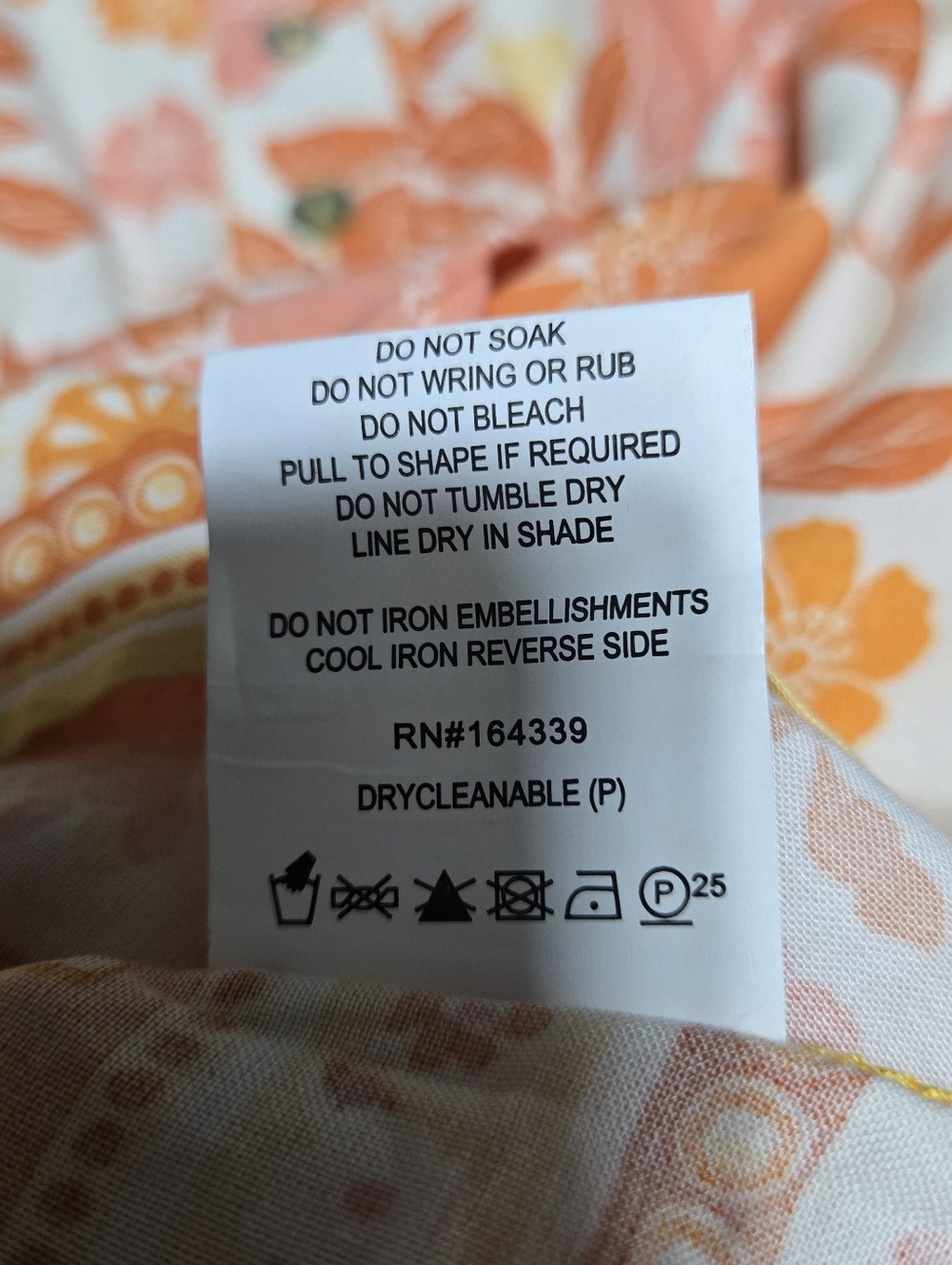Petal & Pup Size 10 Sunny Orange Floral Dress, Tie Waist & Tiered Bottom. NWT - Picture 11 of 12